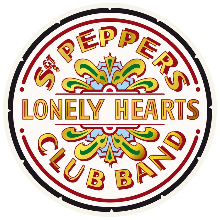 Μεταλλική πινακίδα SHAPED SGT. PEPPERS DRUM