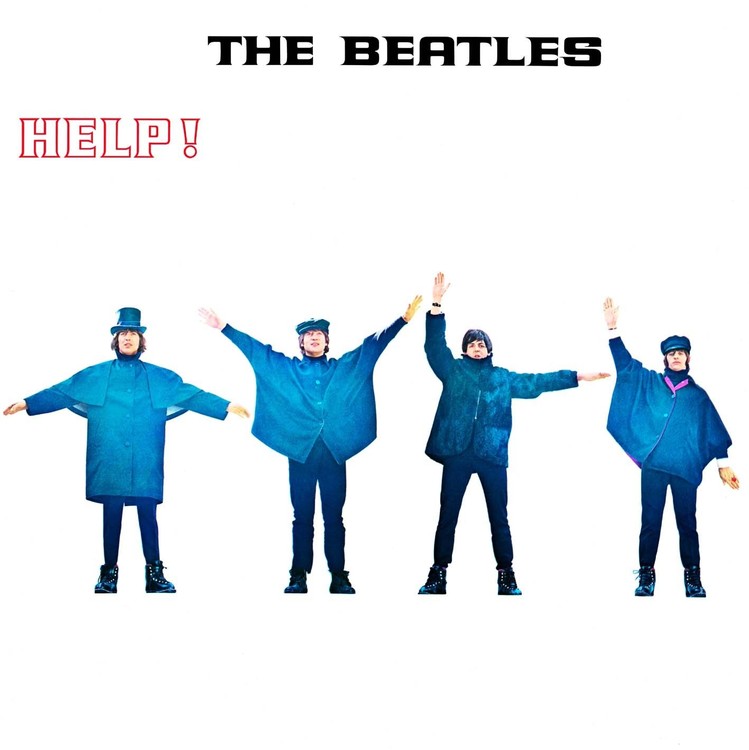 Metallikyltti HELP! ALBUM COVER