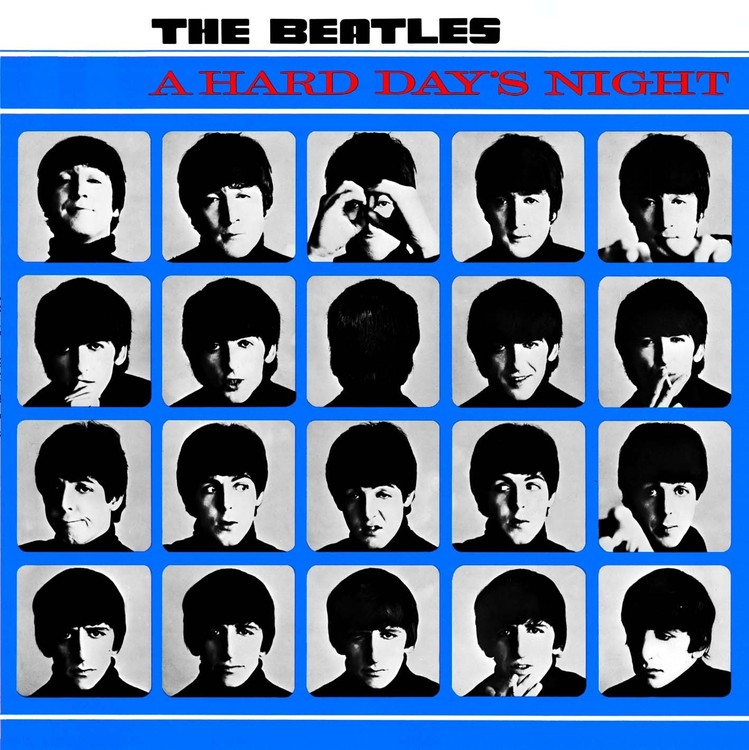 Μεταλλική πινακίδα A HARD DAY'S  NIGHT ALBUM COVER