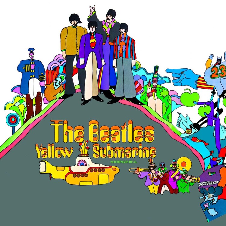 Μεταλλική πινακίδα YELLOW SUBMARINE ALBUM COVER