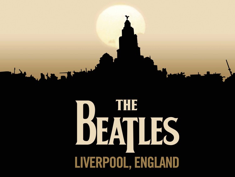 Metallikyltti BEATLES LIVERPOOL
