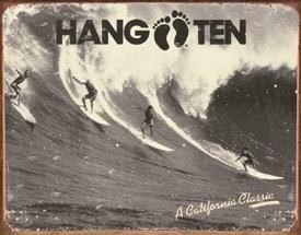 Μεταλλική πινακίδα HANG TEN