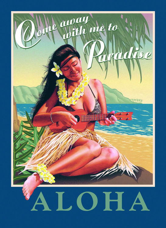 Kovinski znak ALOHA