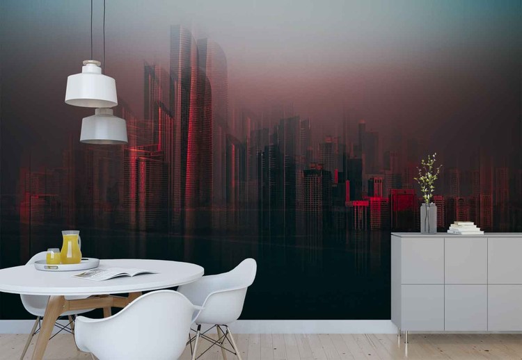 Wall Mural Abu Dahbi Skyline
