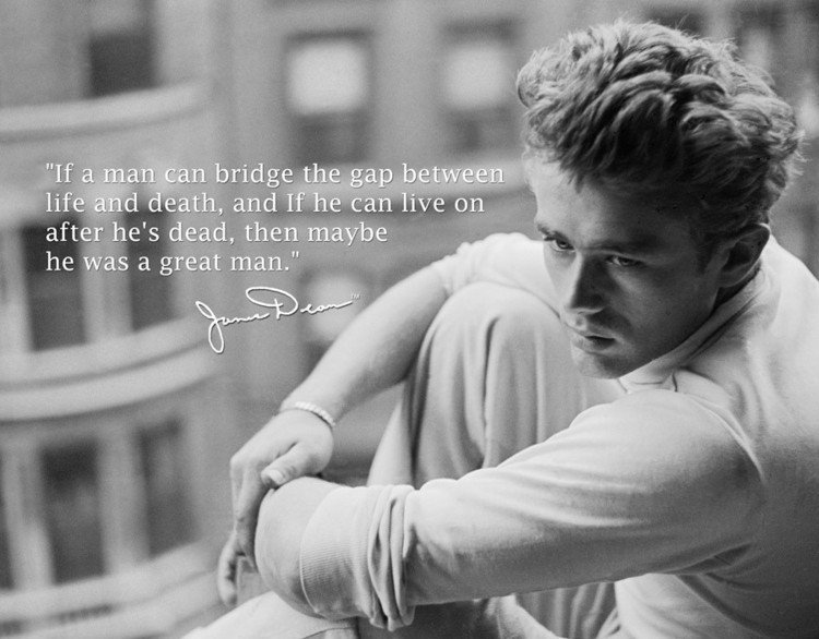 Metallikyltti JAMES DEAN GREAT MAN