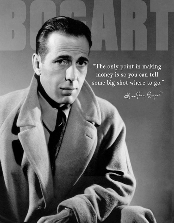 Metallikyltti HUMPFREY BOGART