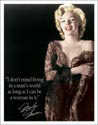 Μεταλλική πινακίδα MARILYN MANS WORLD
