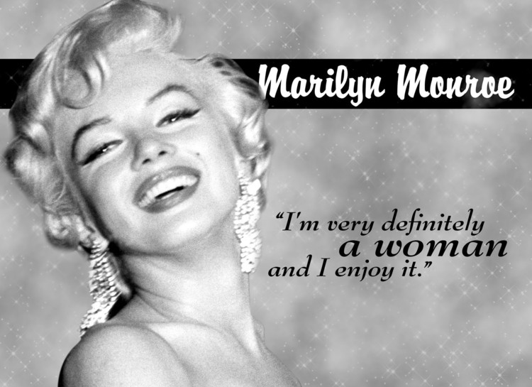Μεταλλική πινακίδα MARILYN MONROE WOMAN