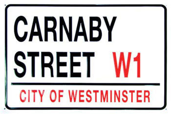 Μεταλλική πινακίδα CARNABY STREET