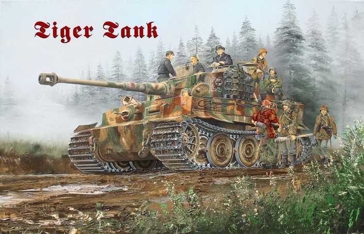 Metallikyltti TIGER TANK