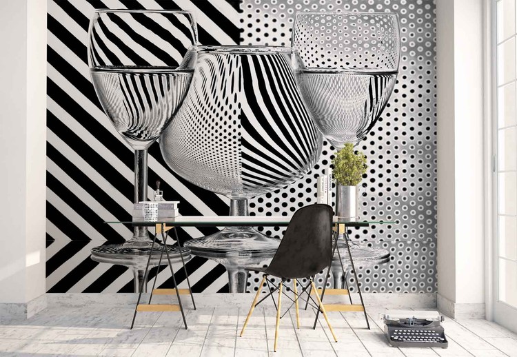 Фототапет Dots And Stripes