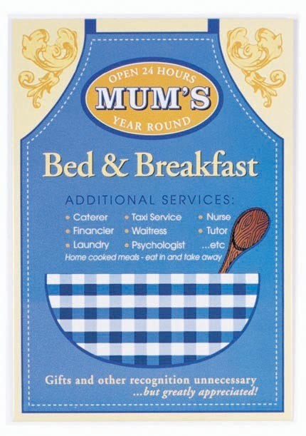 Metallikyltti MUM'S - Bed and breakfast