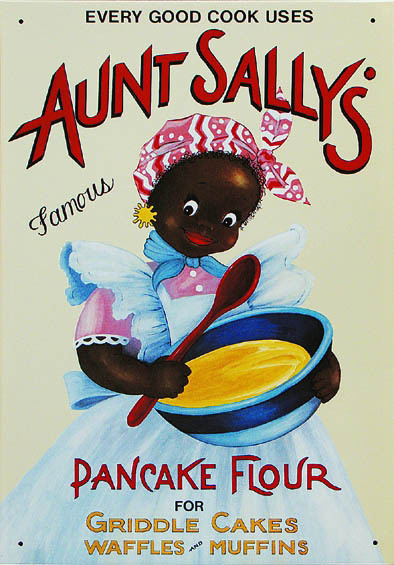 Metallikyltti AUNT SALLY'S