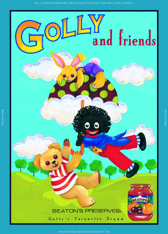 Μεταλλική πινακίδα GOLLY AND FRIENDS