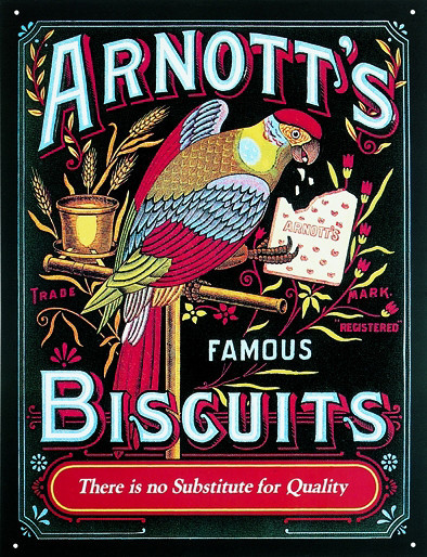 Metal sign ARNOTT'S