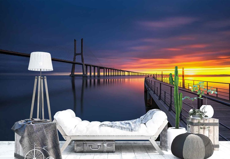 Ponte Vasco Da Gama Wallpaper Mural