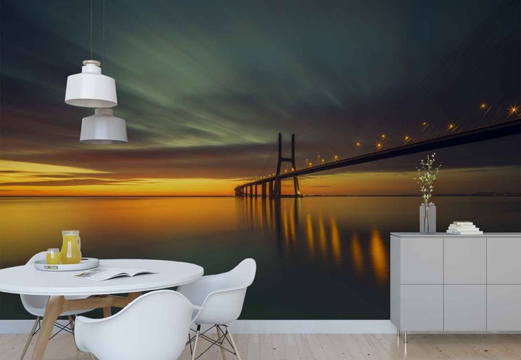 Morning Lights Wallpaper Mural