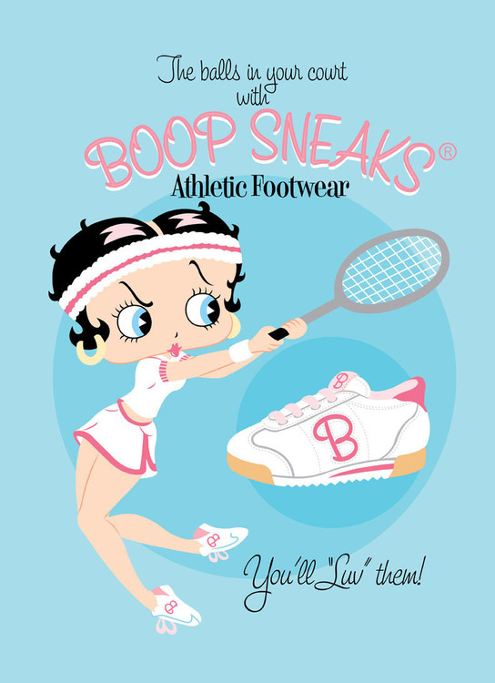 Μεταλλική πινακίδα BETTY BOOP SNEAKS