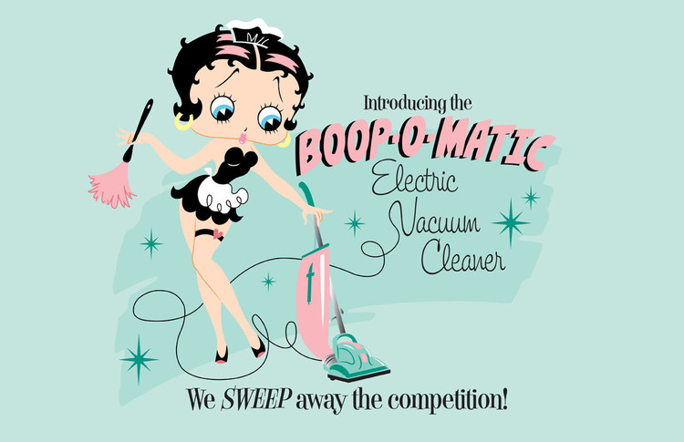 Μεταλλική πινακίδα BETTY BOOP O MATIC