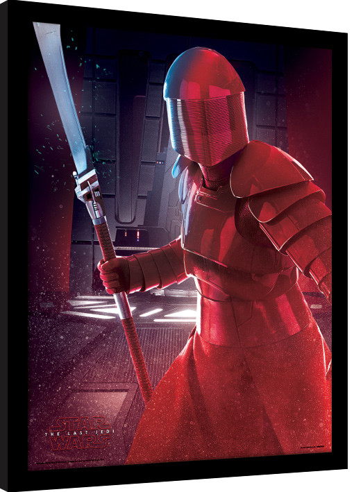 Κορνιζαρισμένη αφίσα Star Wars: Die letzten Jedi - Elite Guard Blade