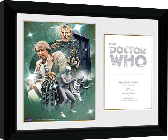 Κορνιζαρισμένη αφίσα Doctor Who - 5th Doctor Peter Davison