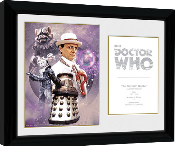 Κορνιζαρισμένη αφίσα Doctor Who - 7th Doctor Sylvester McCoy