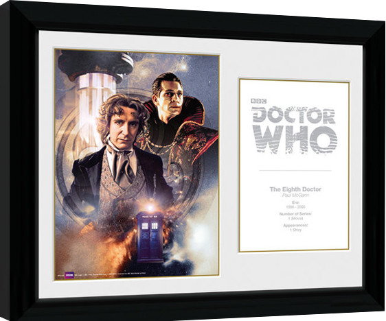 Κορνιζαρισμένη αφίσα Doctor Who - 8th Doctor Paul McGann