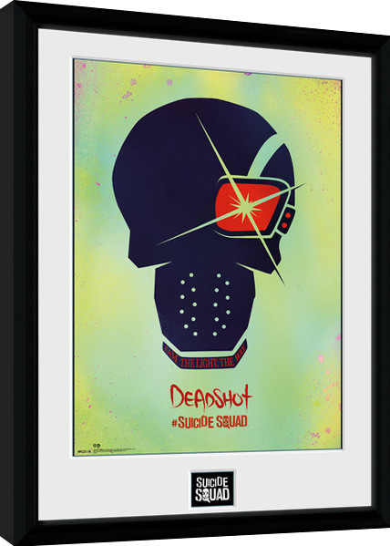 Рамкиран плакат Suicide Squad - Deadshot Skull
