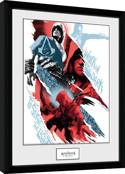 Uokvireni poster Assassins Creed - Compilation 1