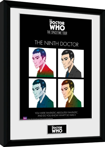 Κορνιζαρισμένη αφίσα Doctor Who - Spacetime Tour 9th Doctor
