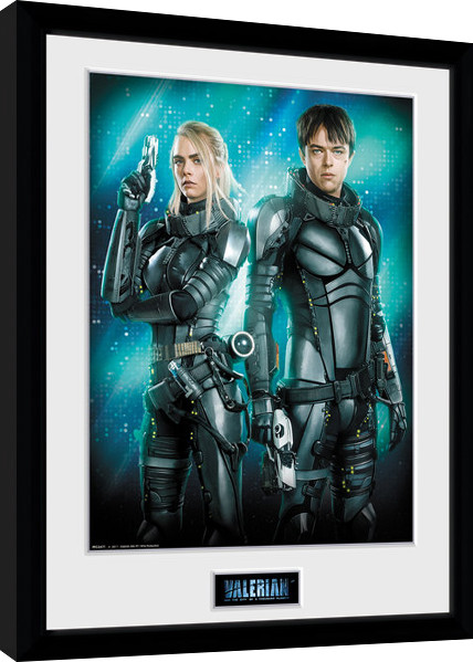 Poster emoldurado Valerian - Duo