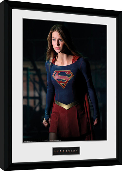 Framed Poster Supergirl - Stand