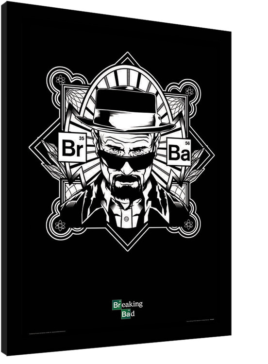 Poster emoldurado BREAKING BAD - obey heisenberg