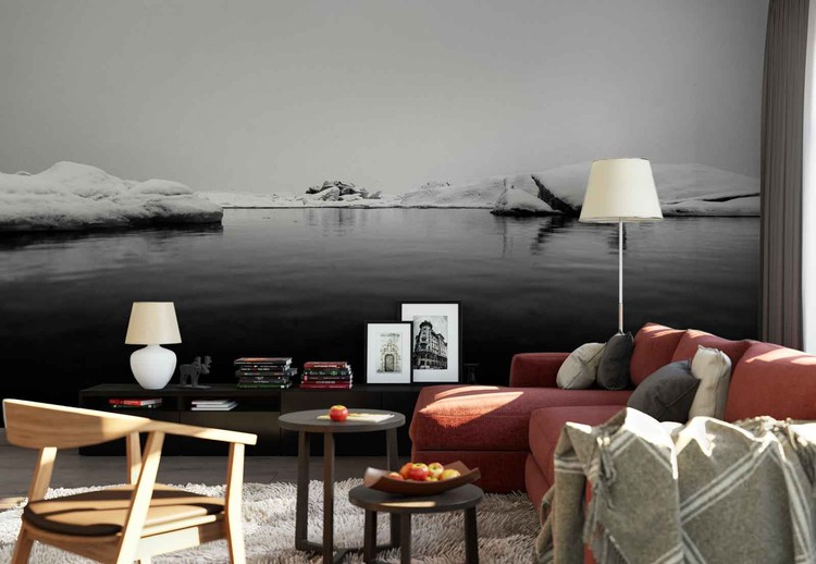 Black And White Wallpaper Mural