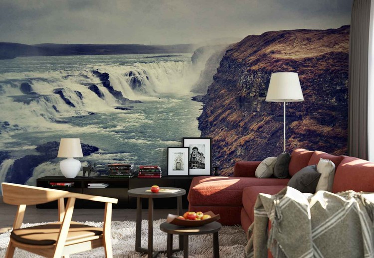 Gullfoss Wallpaper Mural