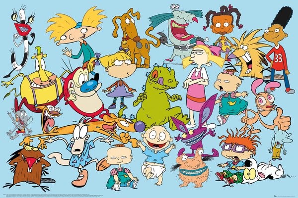 Poster Nickelodeon - Characters