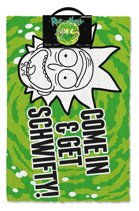 Πατάκι πόρτας Rick and Morty (Get Schwifty)