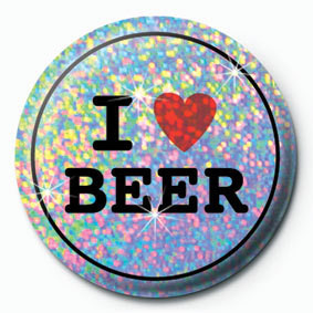 Badge I LOVE BEER