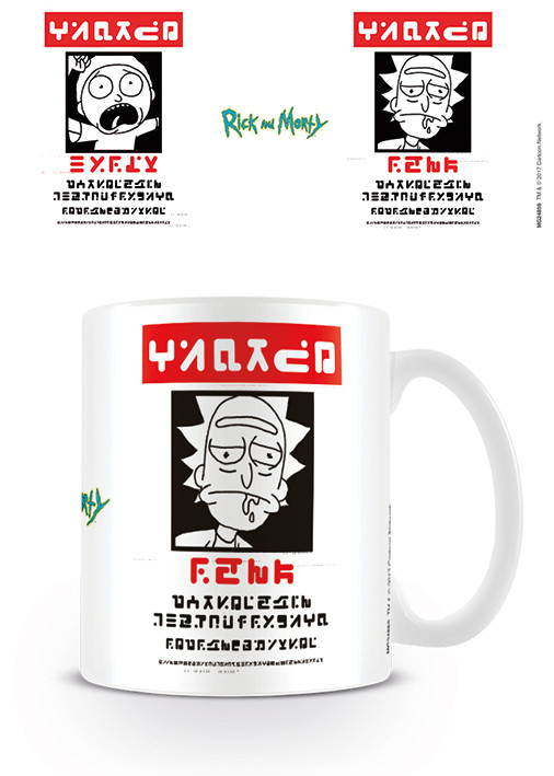 Mug Rick and Morty - Wanted