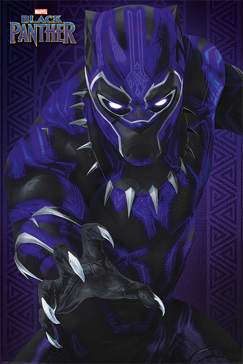 Плакат Black Panther - Glow