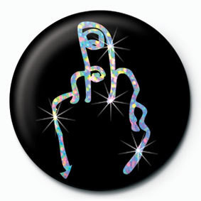 Badge UP YOURS FINGERS