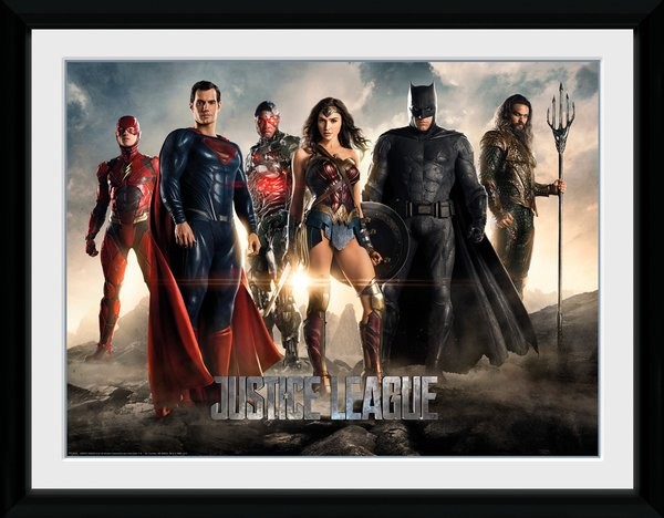 Justice League Canvas Movie Poster deals Wall Print Semi Gloss 24x36 New Various Sizes