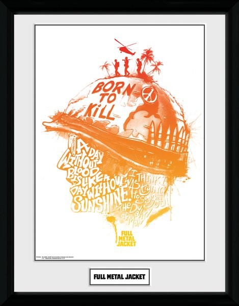 Full Metal Jacket A Day Without Blood Framed poster Buy at