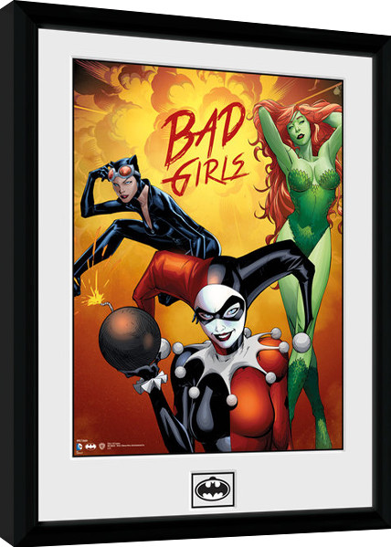 Framed poster DC Comics - Badgirls Group