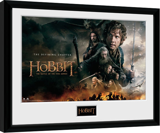 Κορνιζαρισμένη αφίσα The Hobbit - Battle of Five Armies Defining