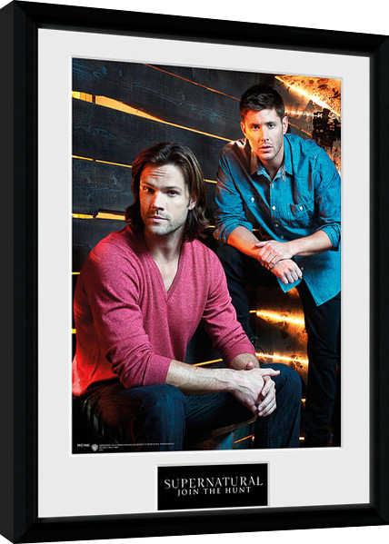 Uokvirjen plakat Supernatural - Sam and Dean
