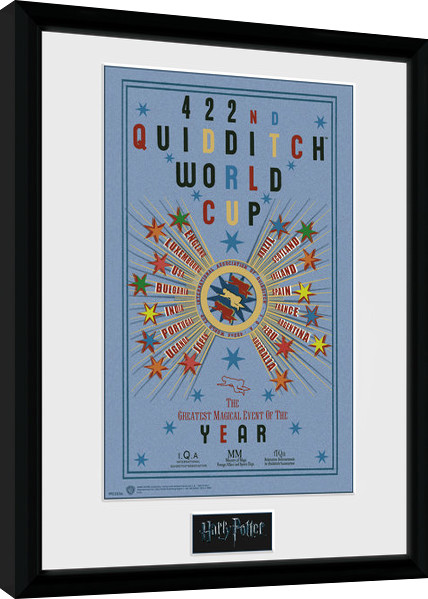 Framed poster Harry Potter - Quidditch World Cup 2