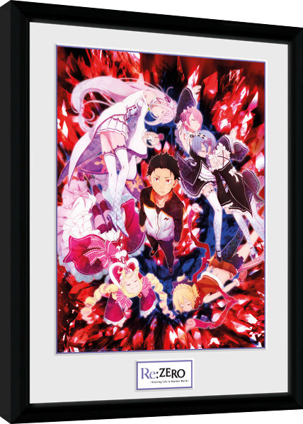 Framed poster Re-Zero - Key Art