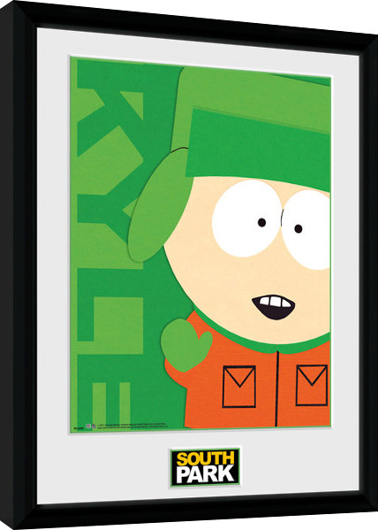 Framed poster South Park - Kyle