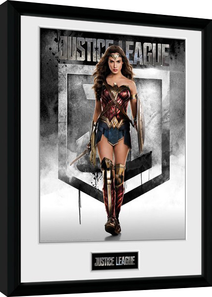 Κορνιζαρισμένη αφίσα Gerechtigkeitsliga - Wonder Woman